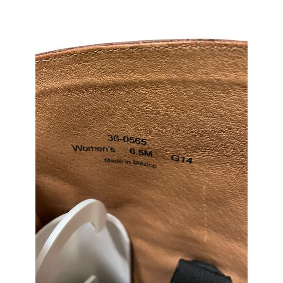 Trask Addison Leather Black Brown Equestrian Knee High Riding Boots Womens 6.5 - Picture 5 of 10